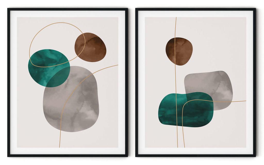 Set of 2 desert stones