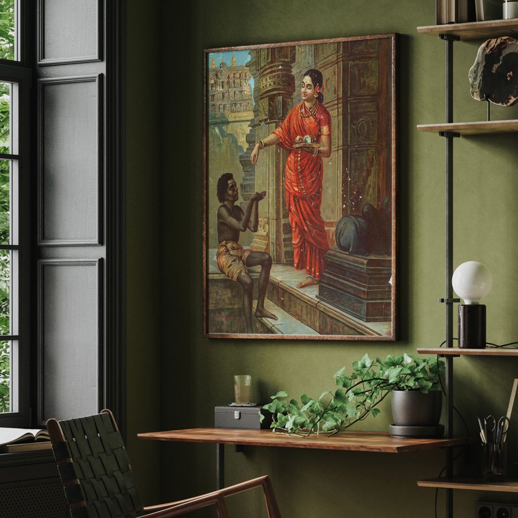 Mandodari by Raja Ravi Varma (1910)