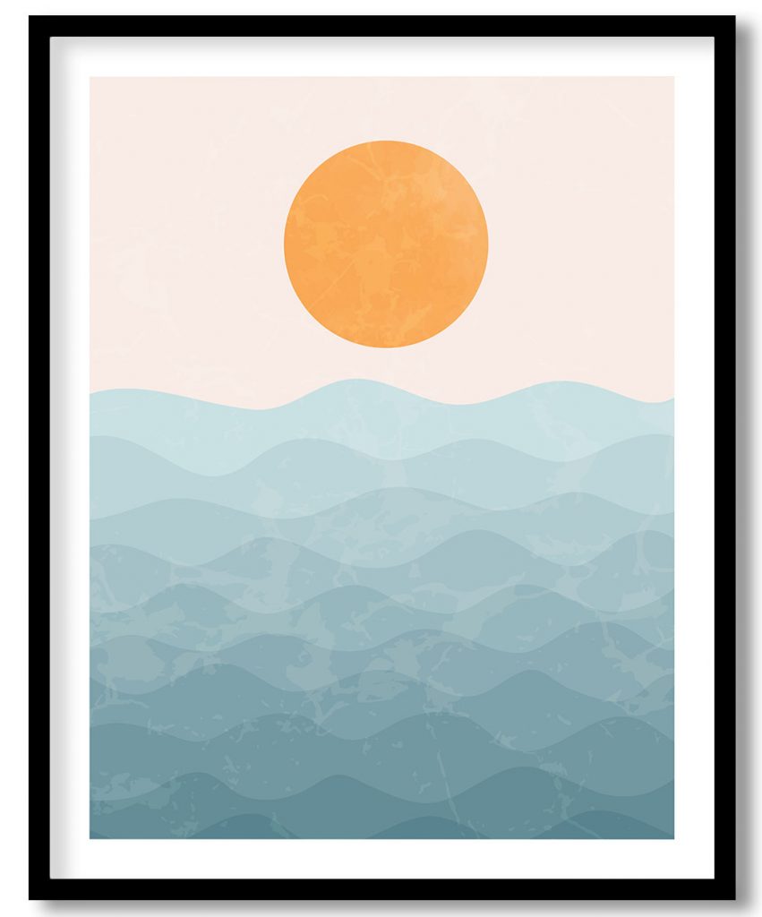 Summer ocean waves I