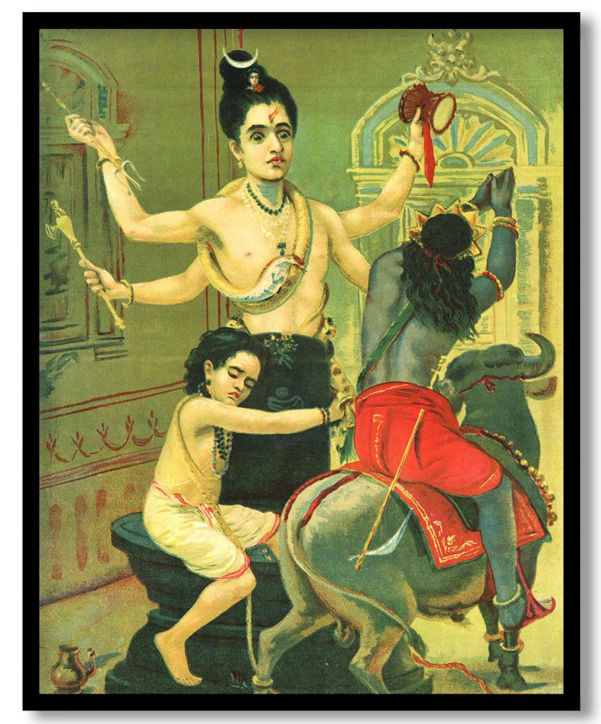 Markendaya by Raja Ravi Varma (1920)