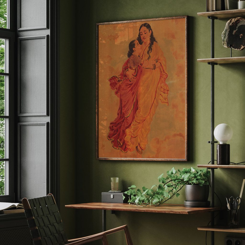 Menaka shakuntala by Raja Ravi Varma (1896)