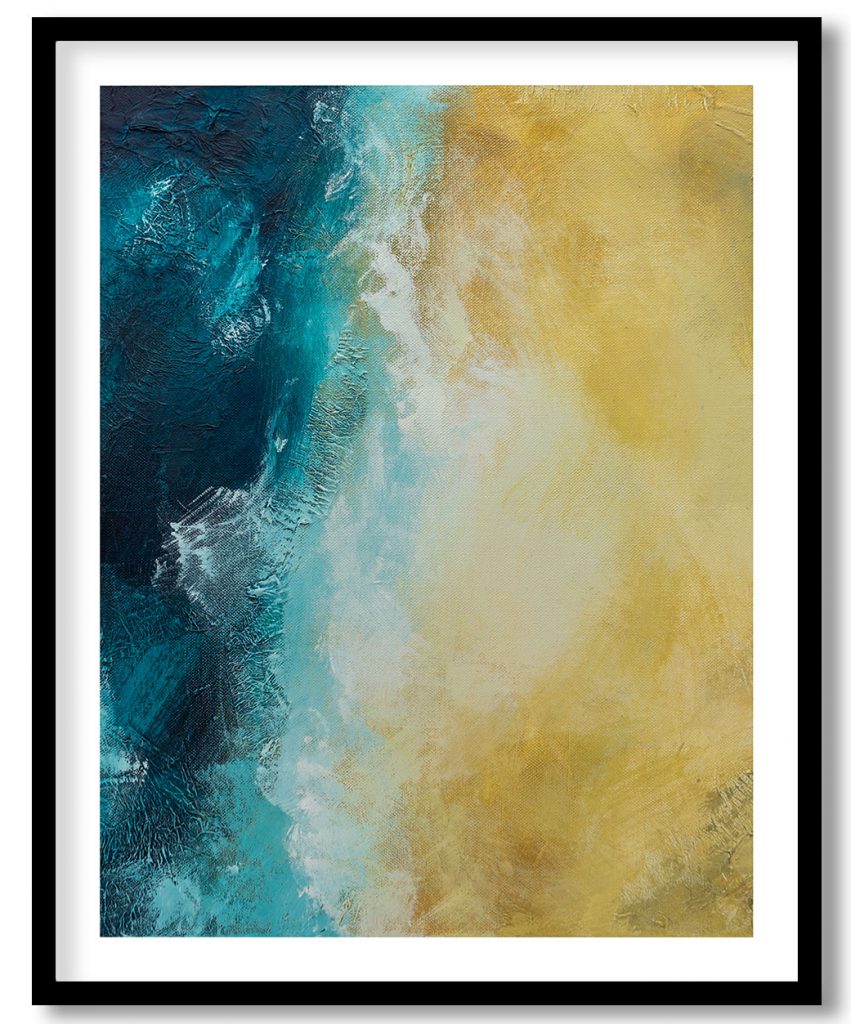 Organic brushstrokes cascade