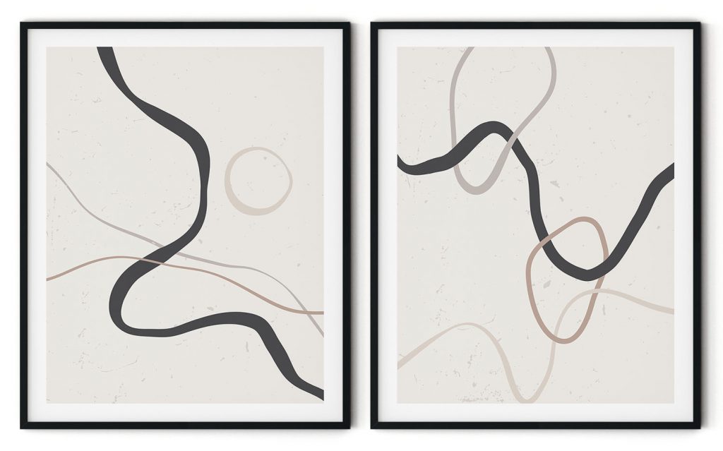 Set of 2 nominal waves