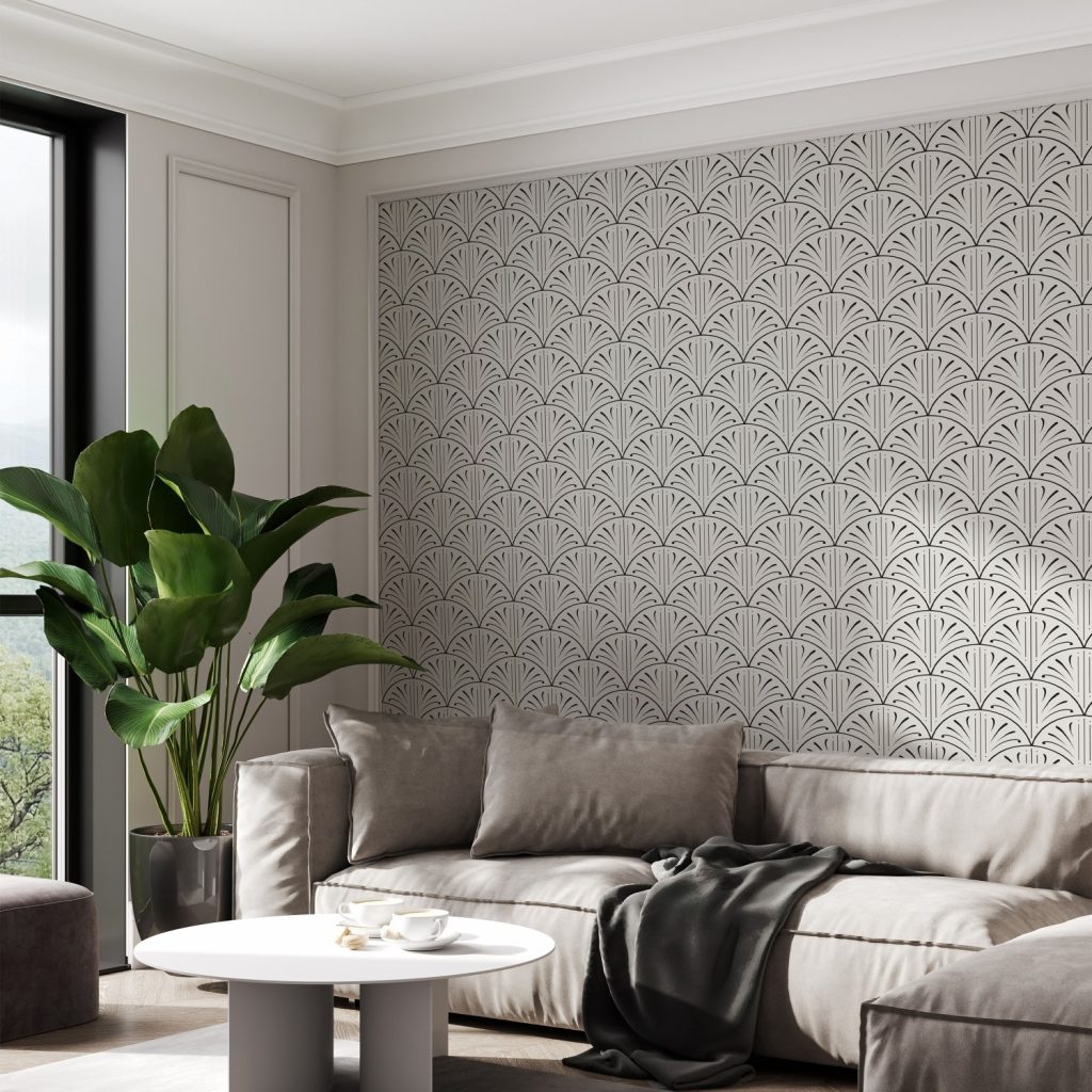 Vintage linear abstraction