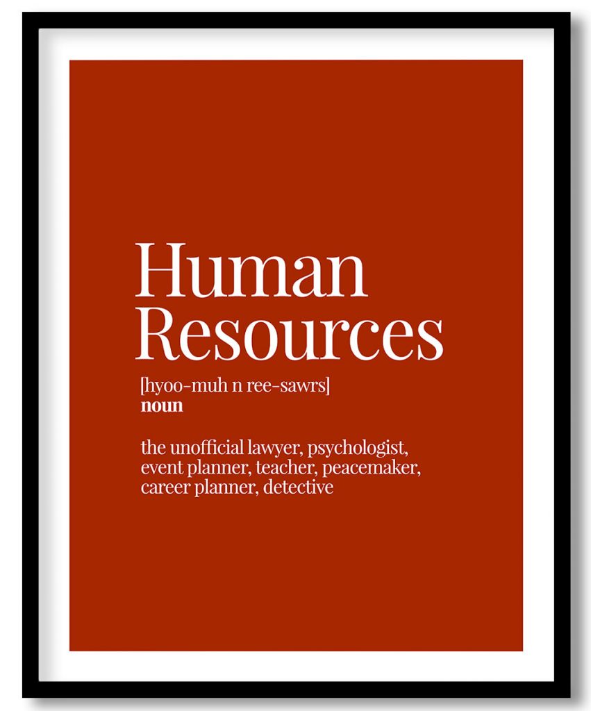 Human Resources - Funny Dictionary Definition, Rust Red