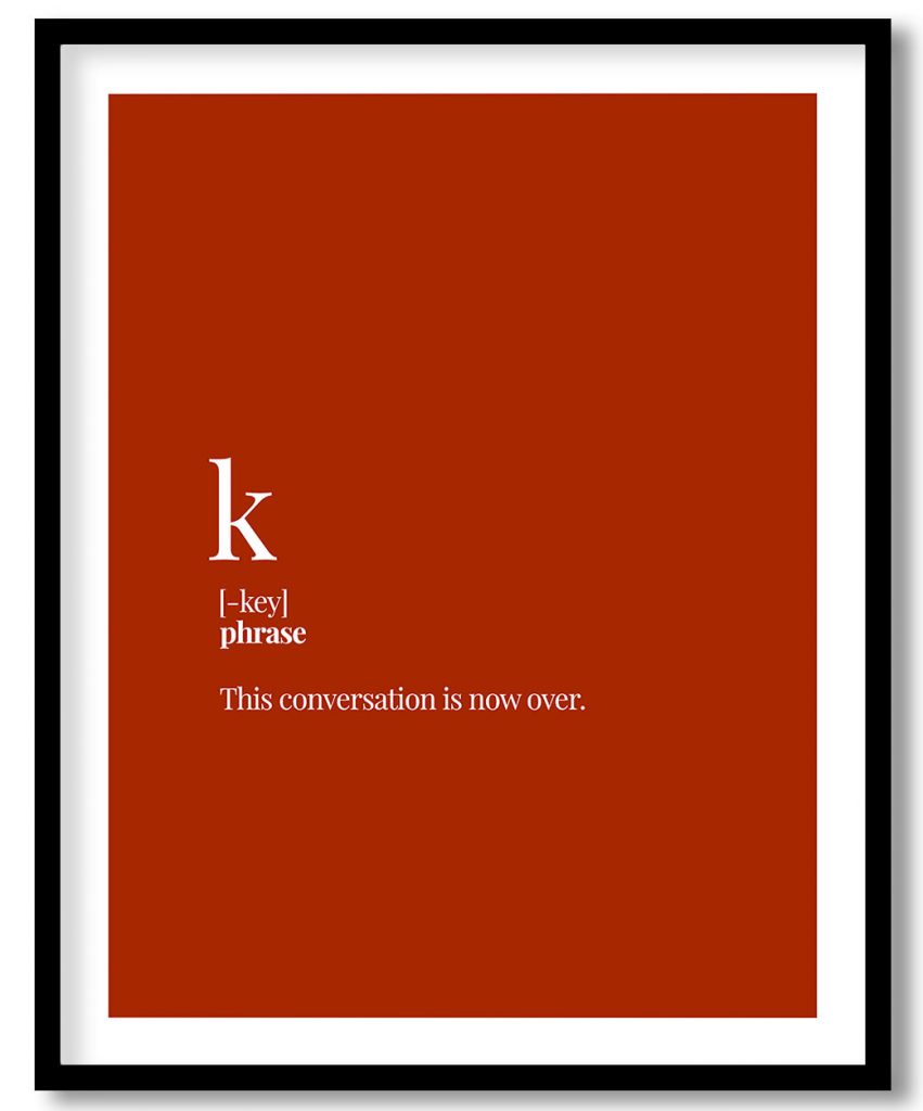 Okay - Funny Dictionary Definition, Rust Red