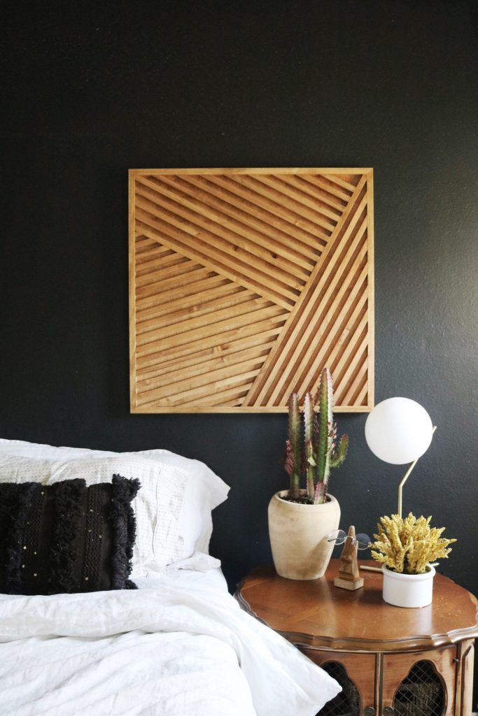 Square tri forms - Wood Wall Art, Wall Sculpture, Modern Wood Art, Wall Decor