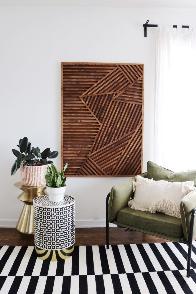 Curves meeting sinistral - Wood Wall Art, Wall Sculpture, Modern Wood Art, Wall Decor