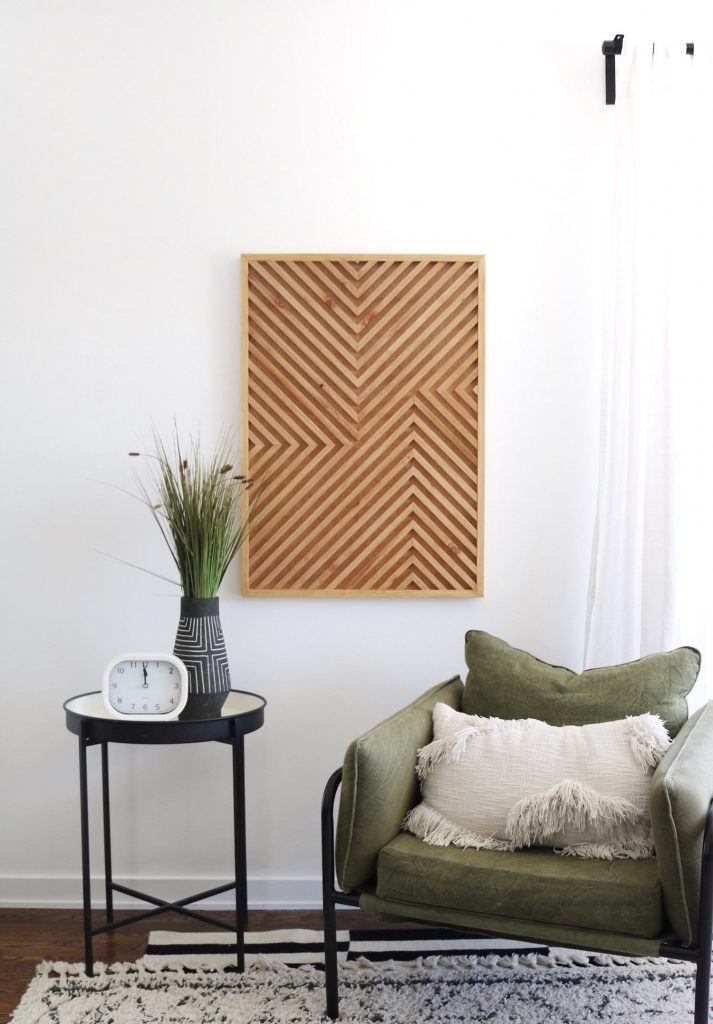 Wooden Art In Geometric Form  - Wood Wall Art, Wall Sculpture, Modern Wood Art, Wall Decor