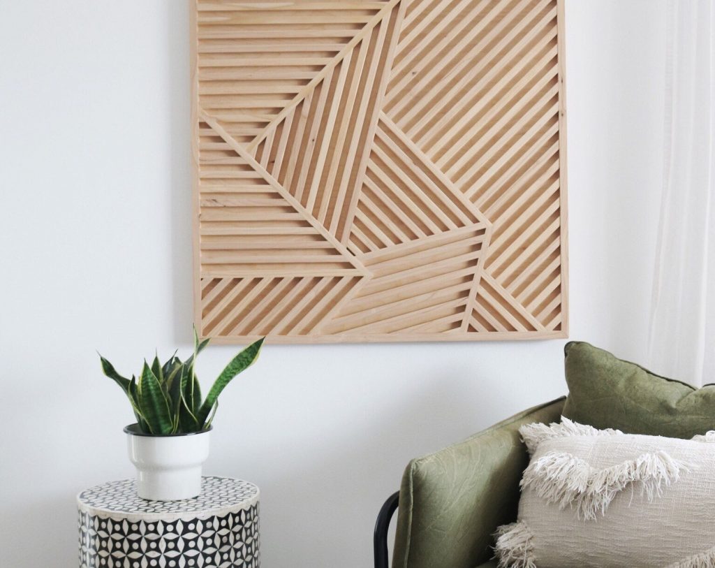 Modern Geometric Wood Art - Wood Wall Art, Wall Sculpture, Modern Wood Art, Wall Decor
