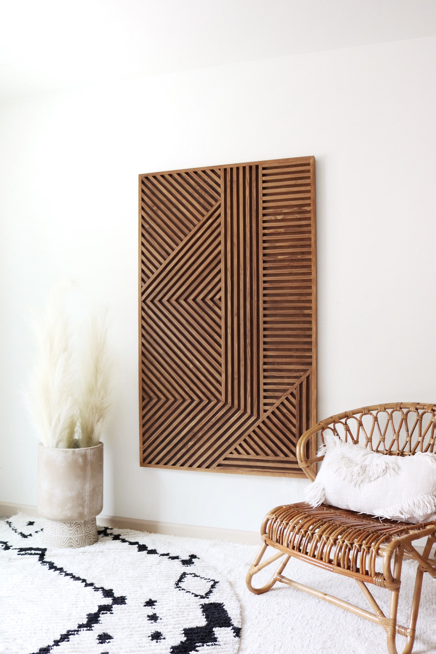 Dark wood forms wood art - Wood Wall Art, Wall Sculpture, Modern Wood