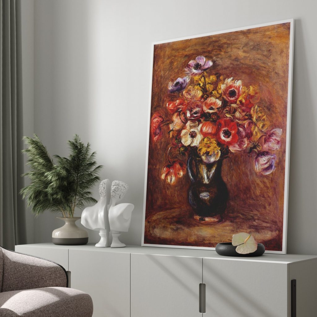 Anemones by Pierre Auguste Renoir (1898)
