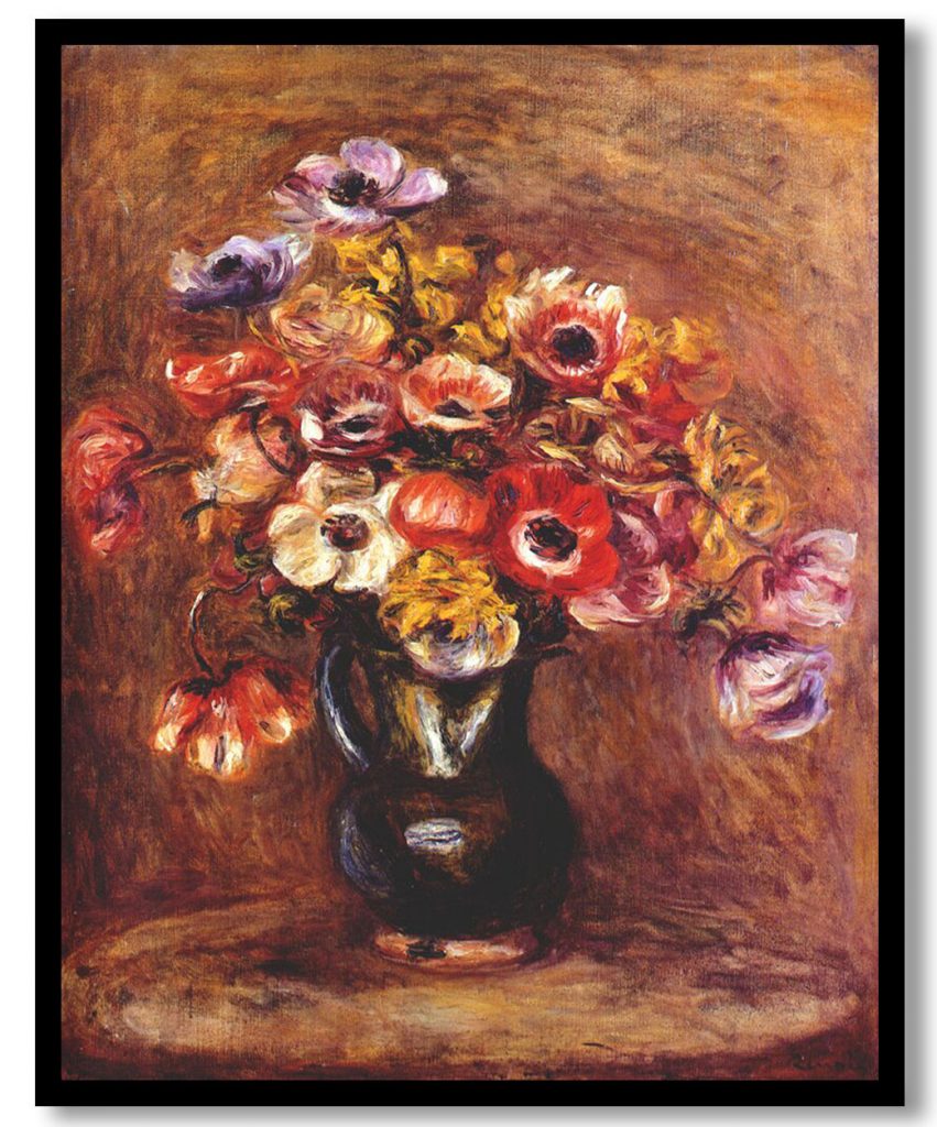 Anemones by Pierre Auguste Renoir (1898)