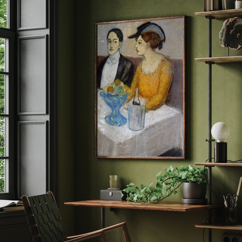 Angel Fernandez de Soto and his Friend by Pablo Picasso (1903)
