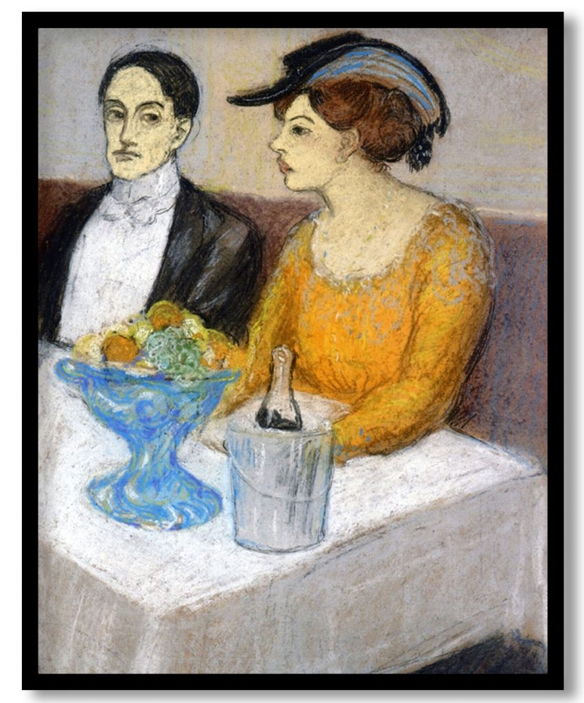 Angel Fernandez de Soto and his Friend by Pablo Picasso (1903)