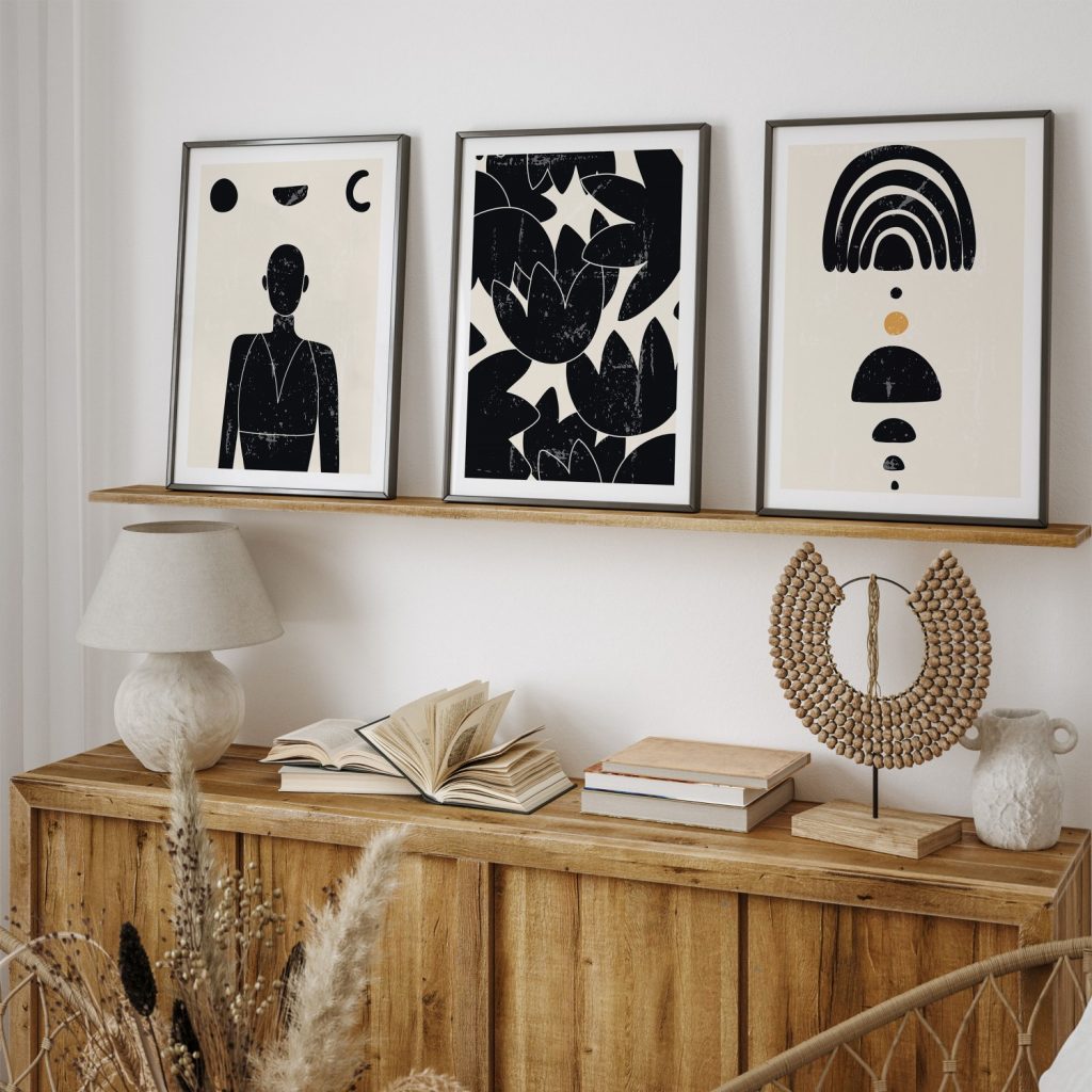 Abstract Human Organic Geometric – Home Decor