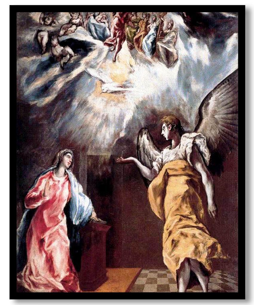 Annunciation by El Greco (1610)