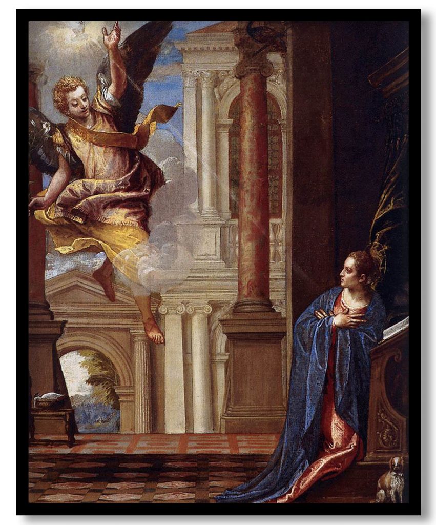 Annunciation by Paolo Veronese (1560)