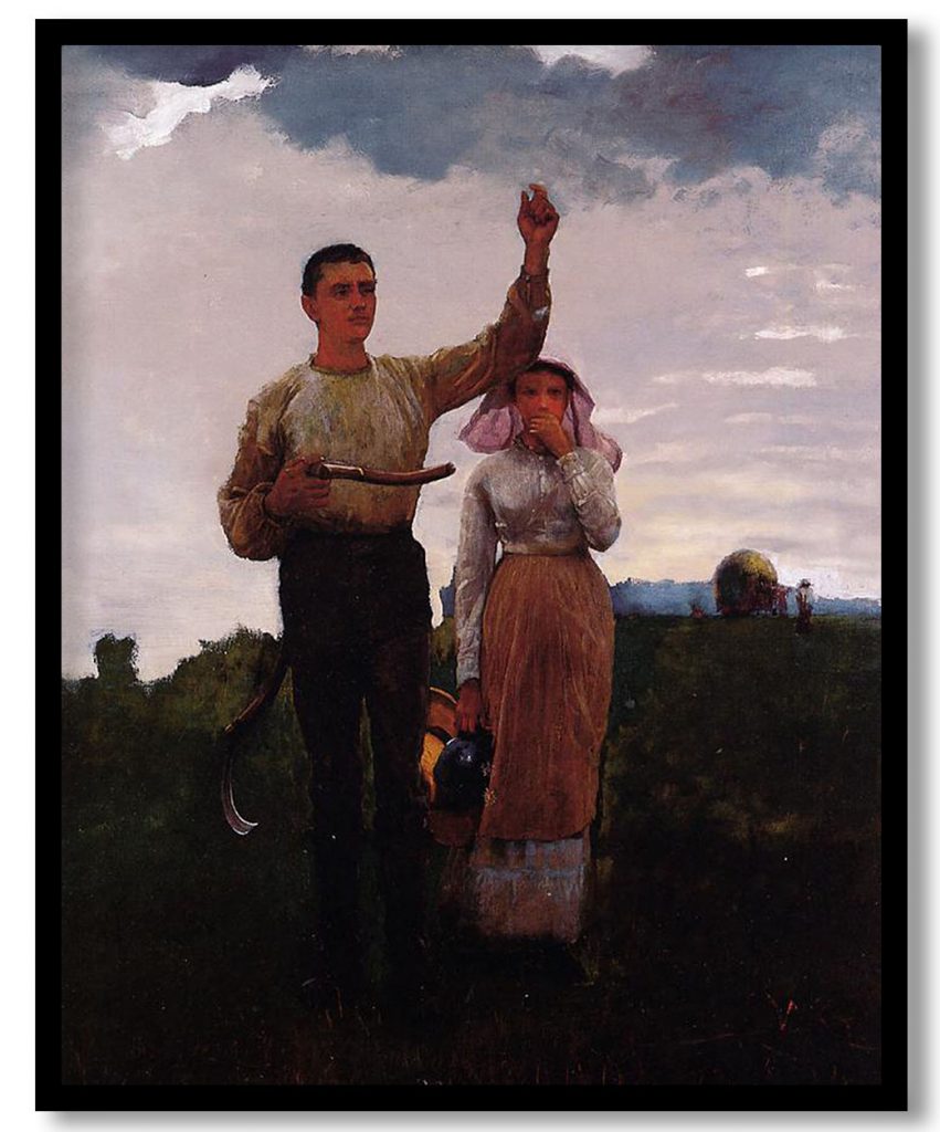 Answering the Horn by Winslow Homer (1876)