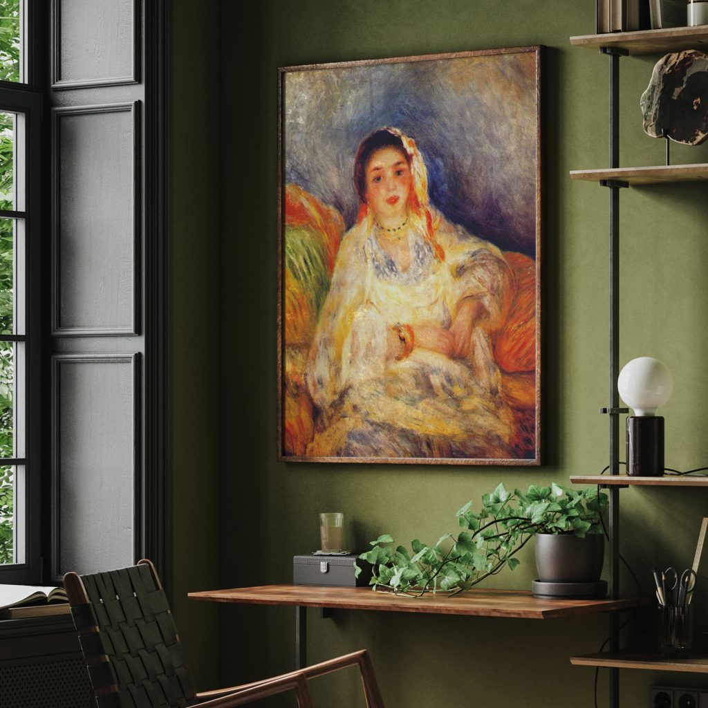 Algerian woman seated by Pierre Auguste Renoir (1882)