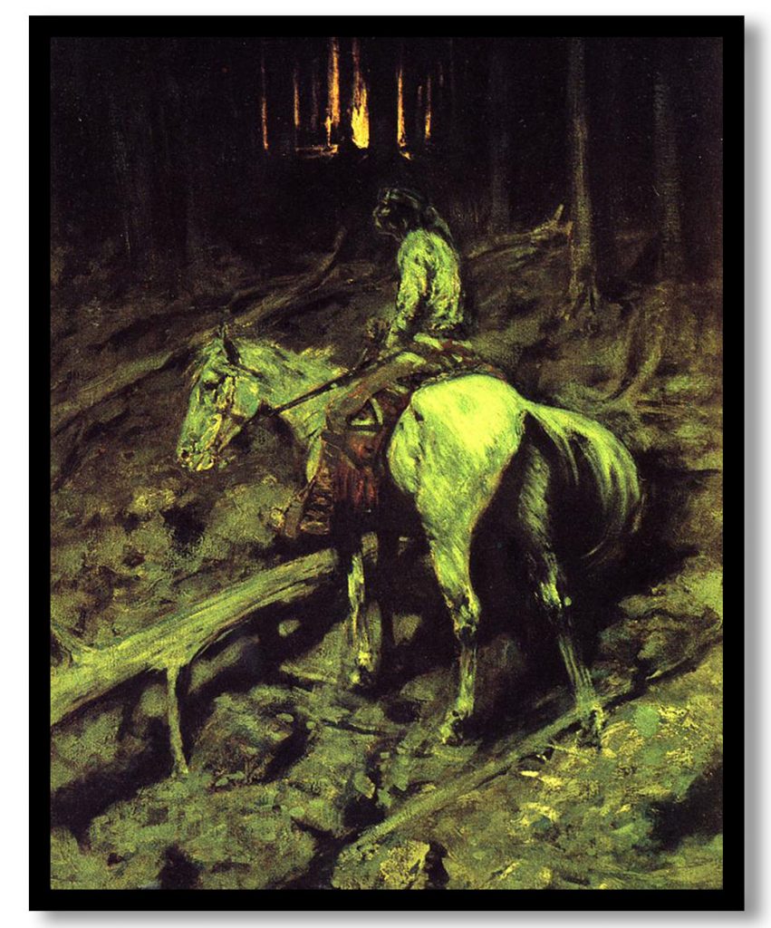 Apache Fire Signal by Frederic Remington (1891)