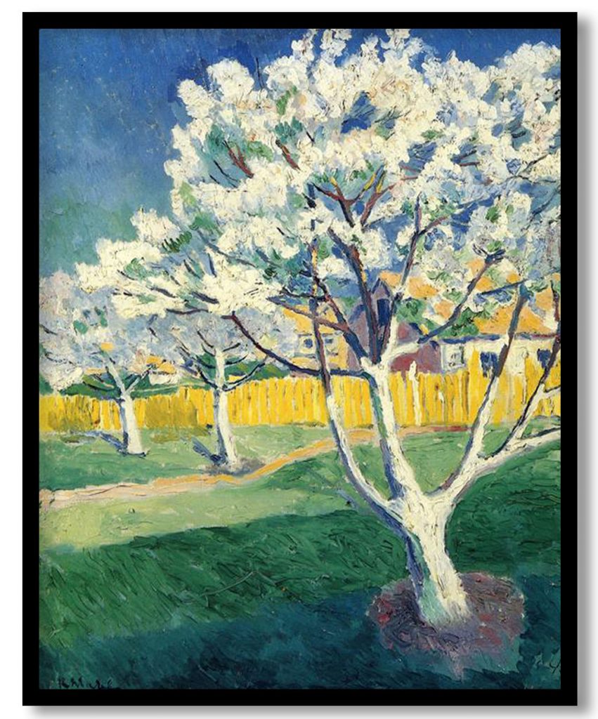 Apple Tree in Blossom by Kazimir Malevich