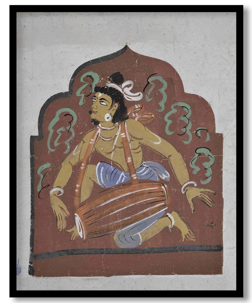 Srikhol player by Nandalal Bose (1937)