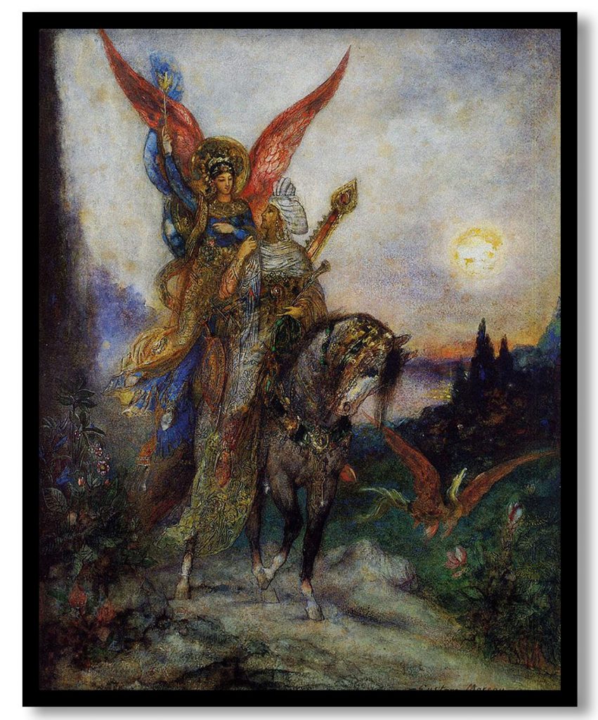 Arabian Poet (Persian) by Gustave Moreau (1886)