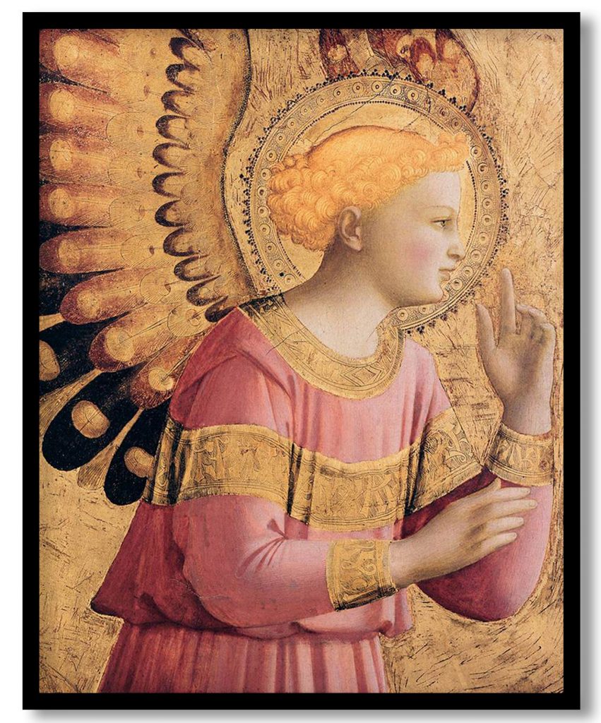 Archangel Gabriel Annunciate by Fra Angelico (1431-33)