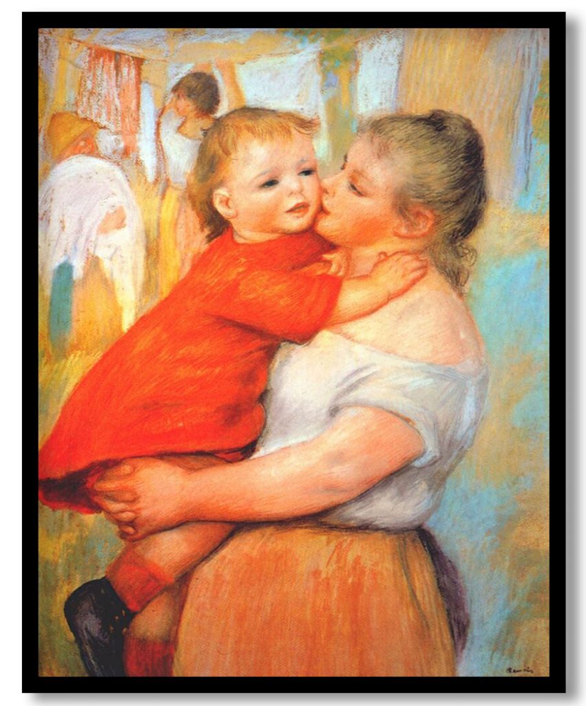 Aline and Pierre by Pierre Auguste Renoir (1887)