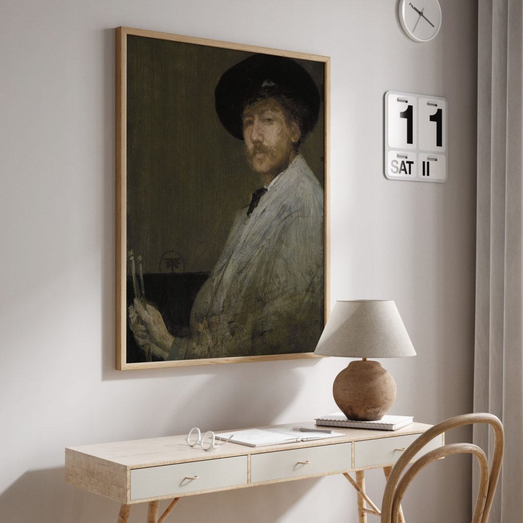 Arrangement in Grey_ Portrait of the Painter by James McNeill Whistler (1872)