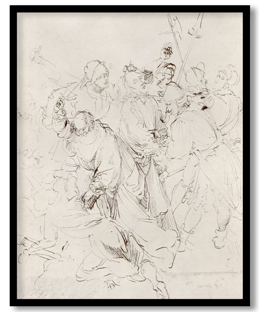 Arrest of Christ by Albrecht Durer