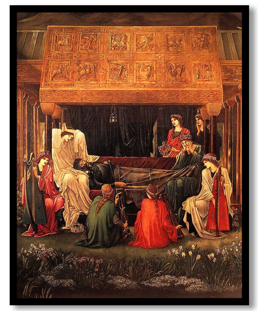 Arthur in Avalon by Edward Burne Jones