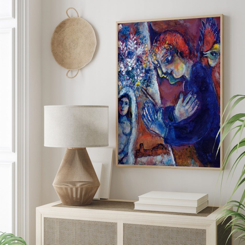 Artist at Easel by Marc Chagall (1965)