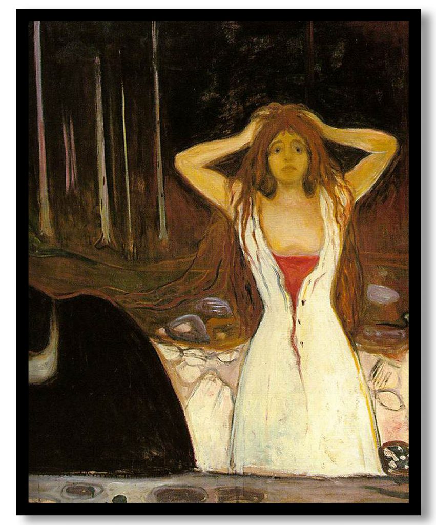 Ashes by Edvard Munch (1894)