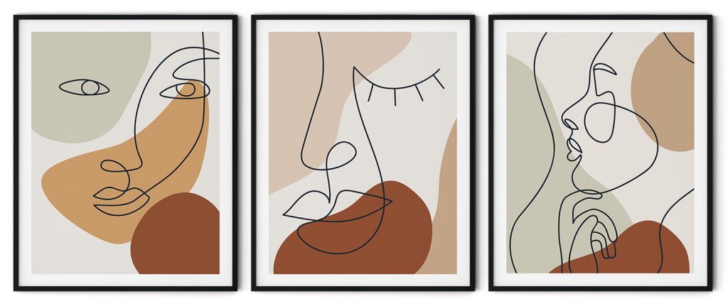 Set of 3 matron line forms