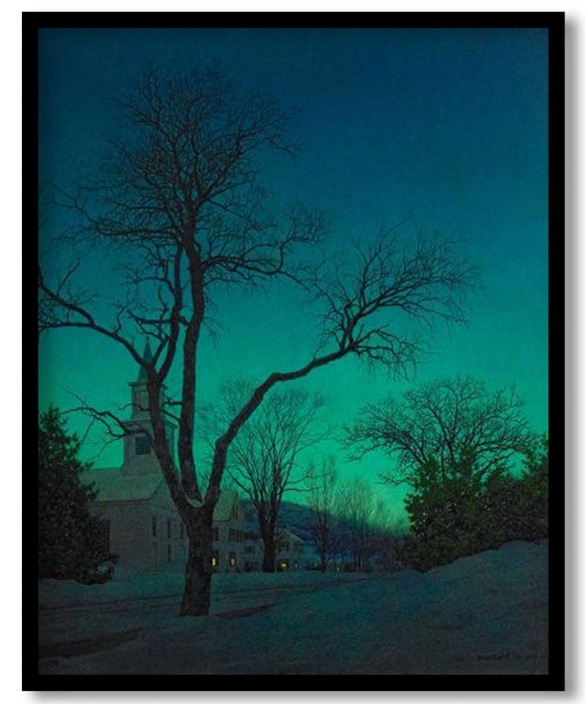 At Close of Day by Maxfield Parrish (1941)