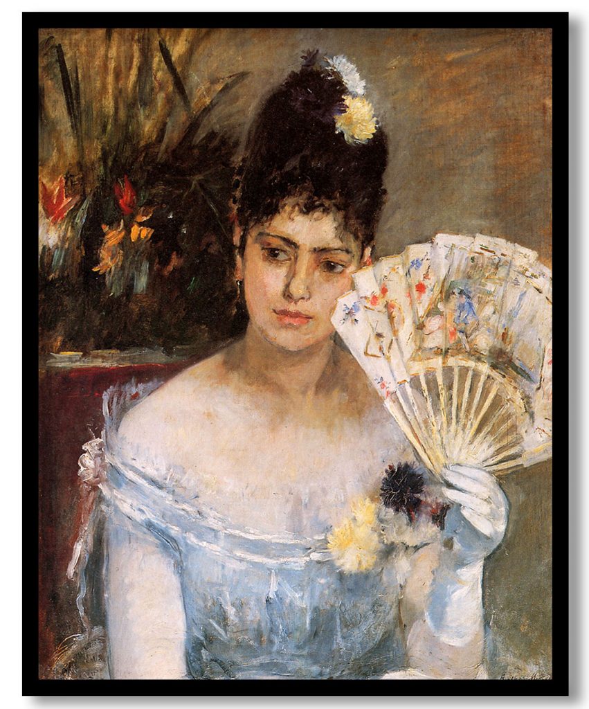 At the Ball by Berthe Morisot (1875)