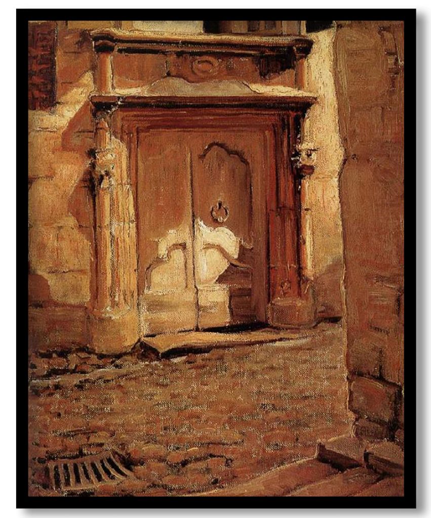 At the Gate by Grant Wood (1926)