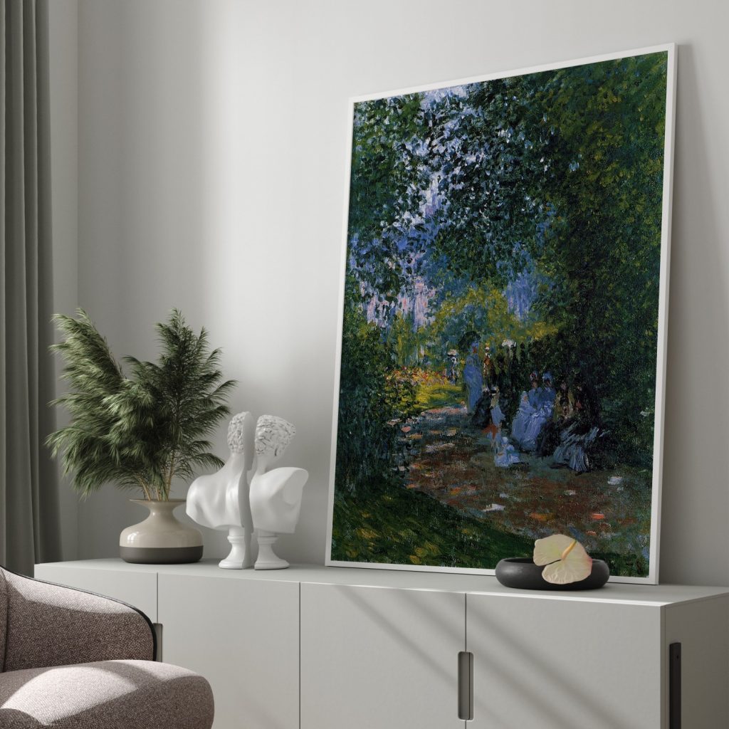At The Parc Monceau by Claude Monet (1878)