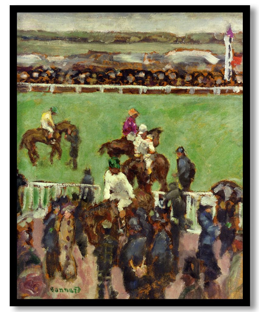 At the Races, Longchamp by Pierre Bonnard (1894)