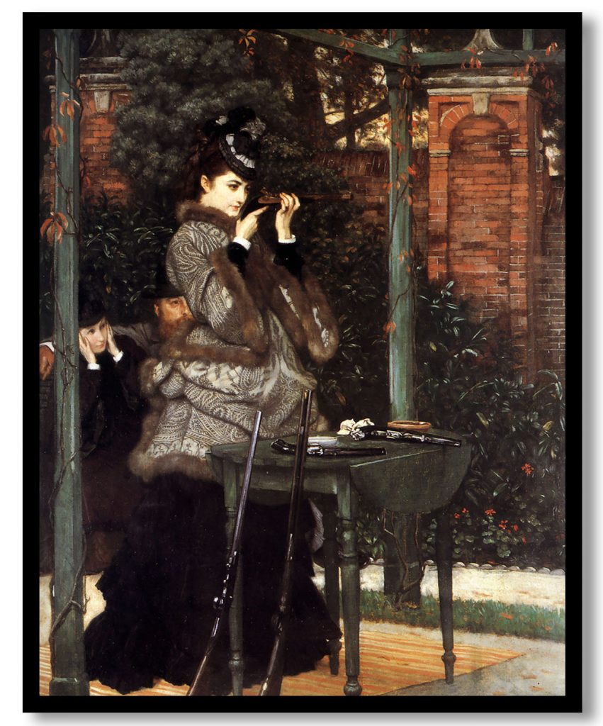 At the Rifle Range by James Tissot (1869)