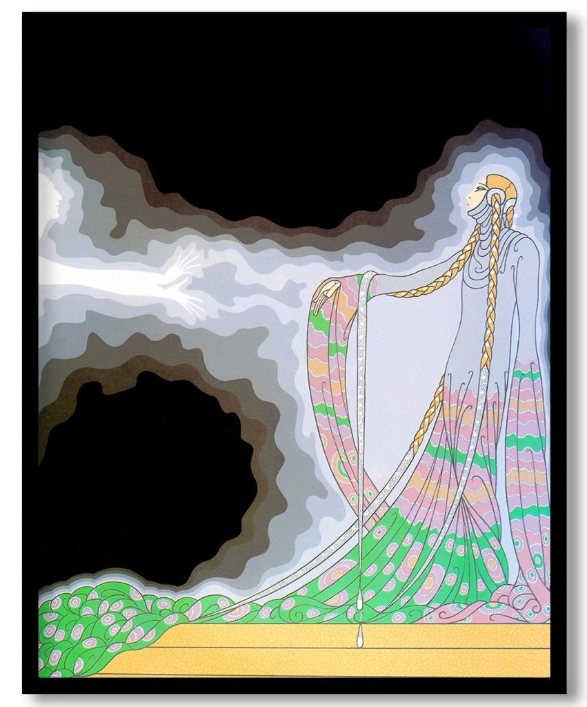At the Theatre, Melisande by Erte