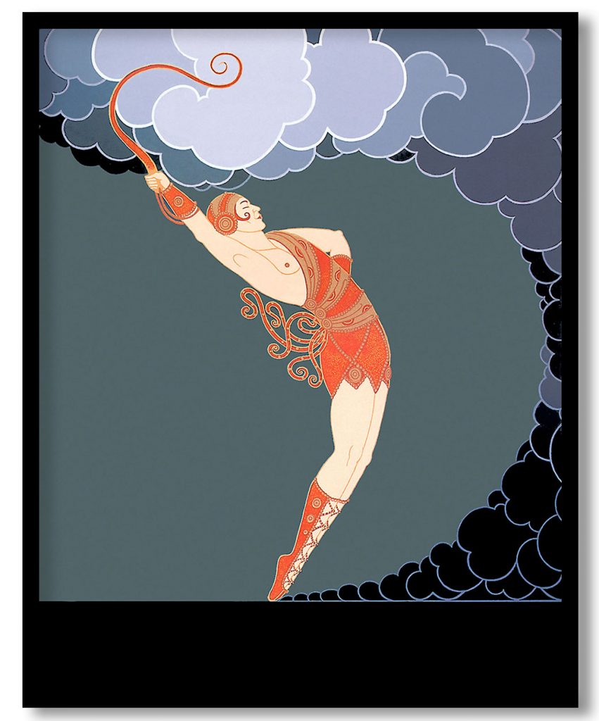 At the Theatre, The Dancer by Erte