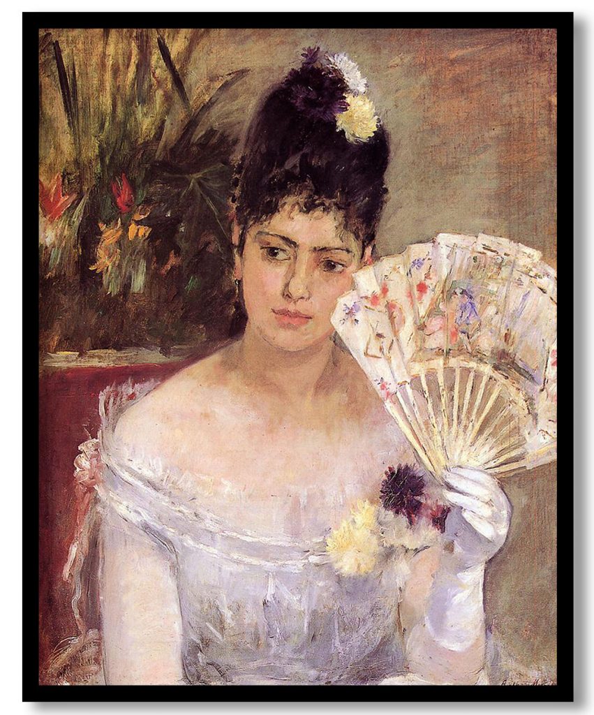 Au Bal by Berthe Morisot (1875)