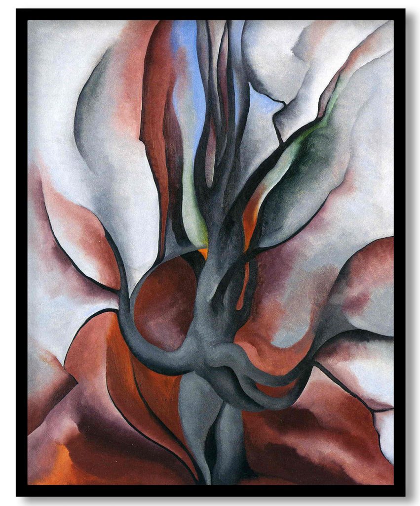 Autumn Trees - The Maple by Georgia O'Keeffe (1924)