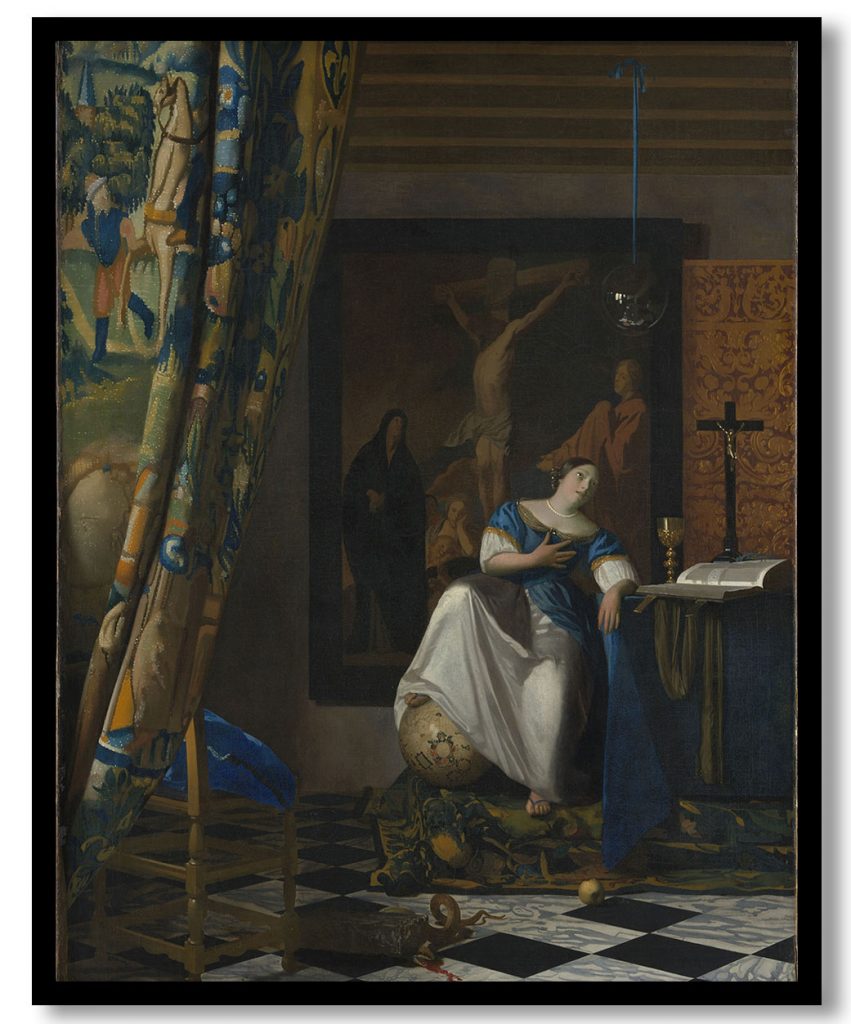 Allegory on Faith by Johannes Vermeer (1671-74)