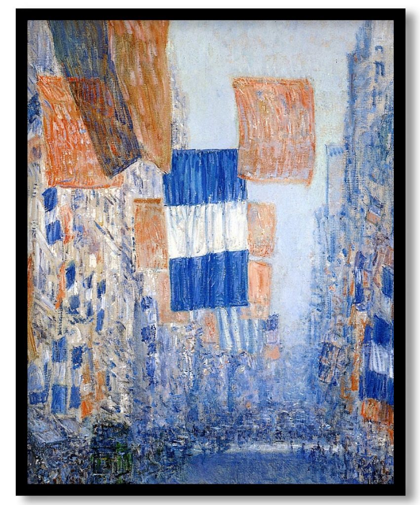 Avenue of the Allies by Childe Hassam (1918)