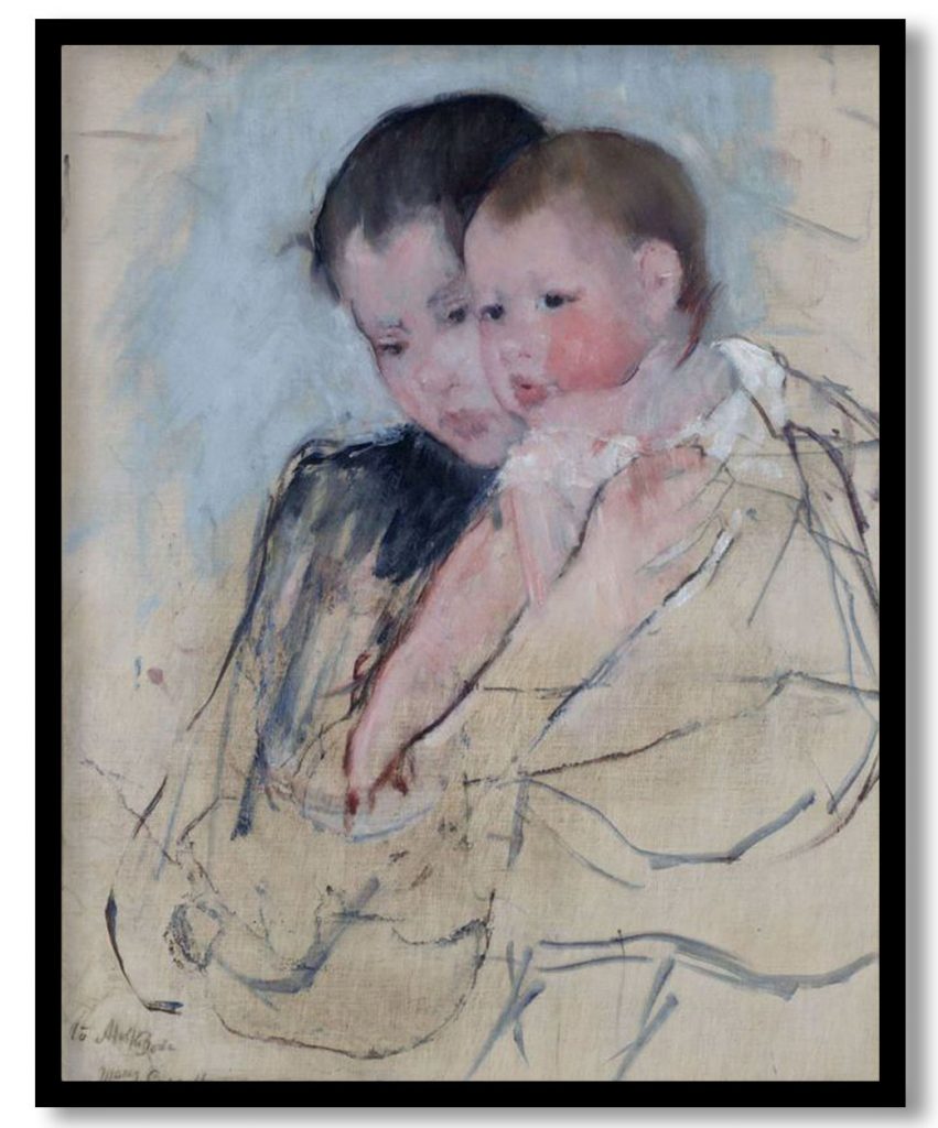 Baby on Mother’s Arm by Mary Cassatt (1891)