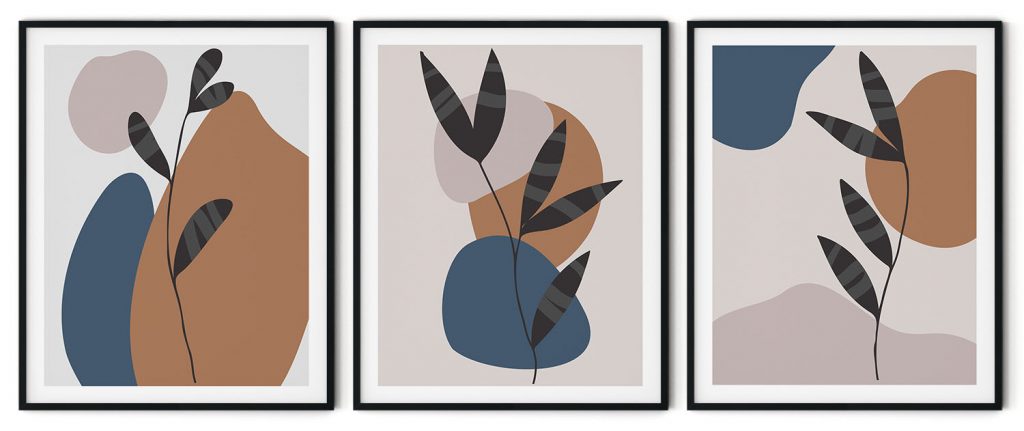Set of 3 comfy leaves